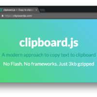 还在手动使用 clipboard.js 实现复制文本到剪贴板，现在在 WordPress 中可以直接使用